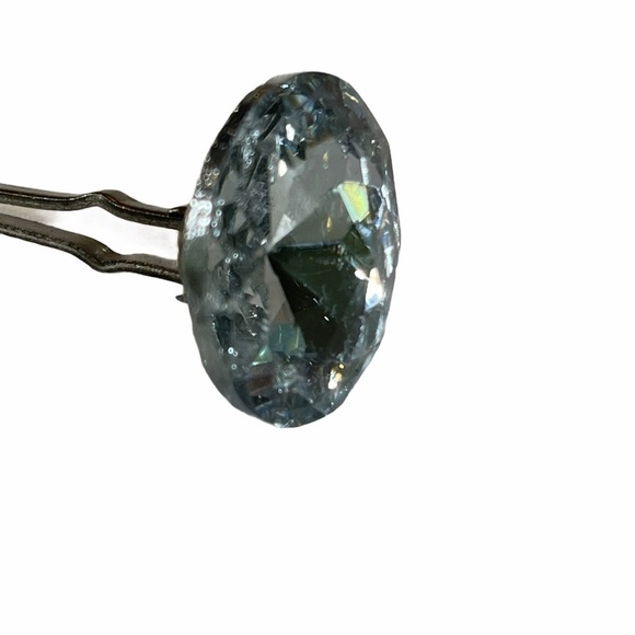 21 Crystal Glass Prong Buttons Decoration Tacks - Picture 2 of 11